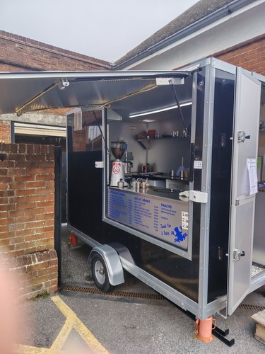 Catering trailer with pitch - catering,